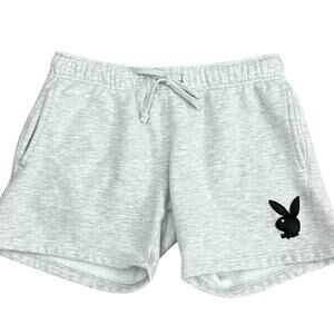 PLAYBOY BY PACSUN Gray Sweat Shorts Men's Small